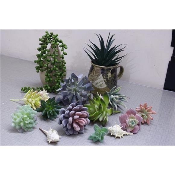 Fake Succulents Unpotted - 20 Pack - Realistic Succulent Plants Artificial Faux - Picture 6 of 6